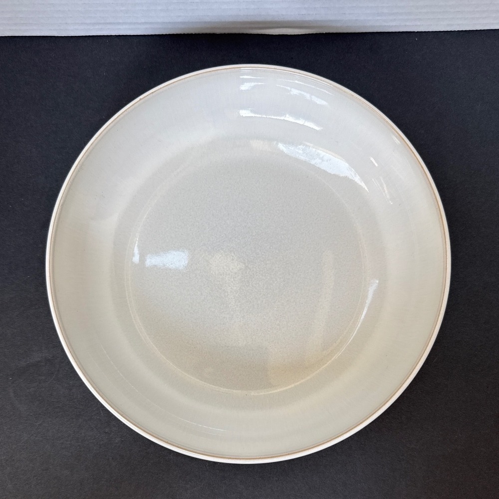 Denby Linen Collection Coupe Plate 9.5 Inch Stoneware Made in England